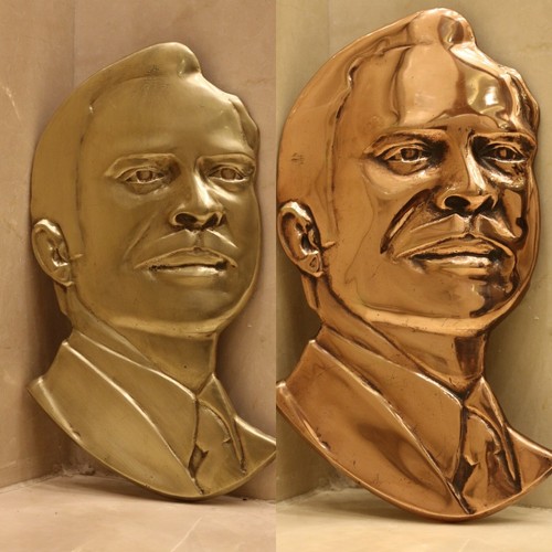 Coppia busto commemorativo - coppia,